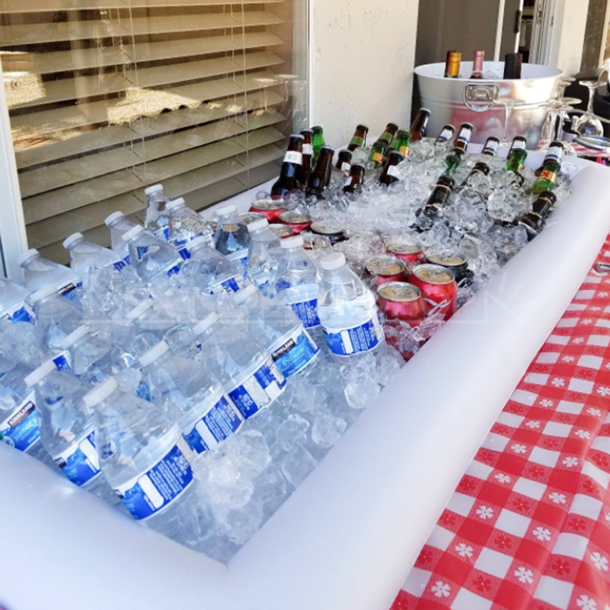 Rynx | Inflatable Serving Bar - Great Party Helper for Keeping Food & Drinks Cold