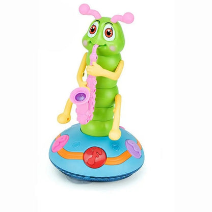Rynx | Interactive dancing saxophone caterpillar with lights