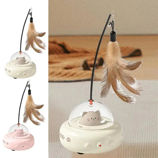 Rynx | Interactive rolling toy with spring and LED light for cats