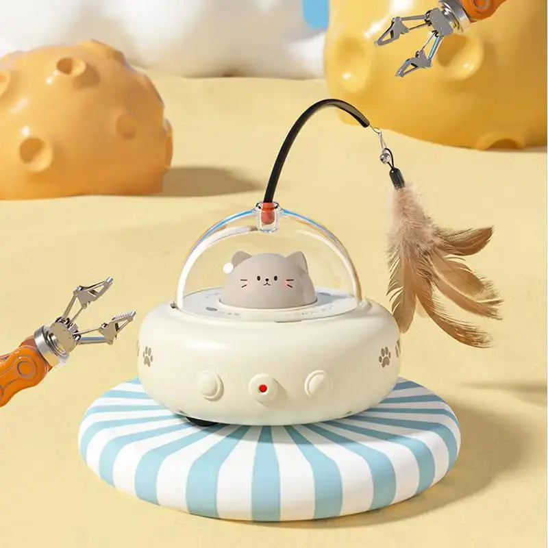 Rynx | Interactive rolling toy with spring and LED light for cats