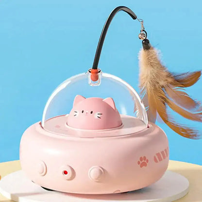 Rynx | Interactive rolling toy with spring and LED light for cats