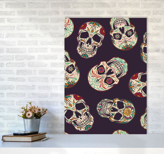 Rynx | Day Of The Dead Skull Art Print by Jason Stanley