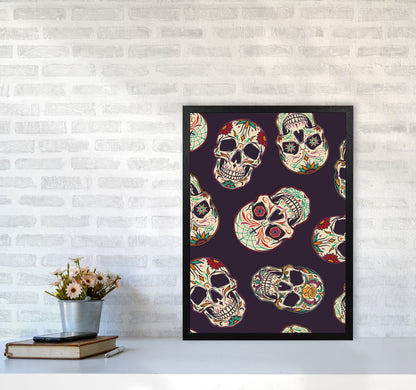 Rynx | Day Of The Dead Skull Art Print by Jason Stanley