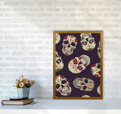 Rynx | Day Of The Dead Skull Art Print by Jason Stanley
