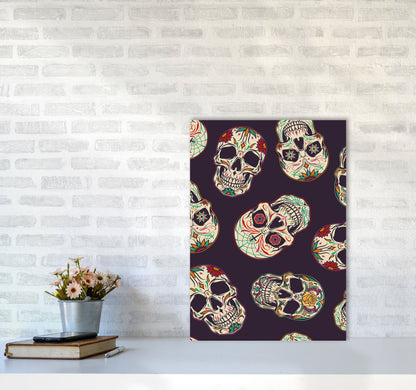 Rynx | Day Of The Dead Skull Art Print by Jason Stanley
