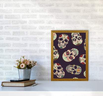 Rynx | Day Of The Dead Skull Art Print by Jason Stanley