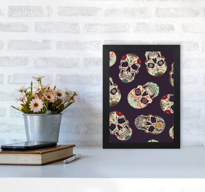 Rynx | Day Of The Dead Skull Art Print by Jason Stanley