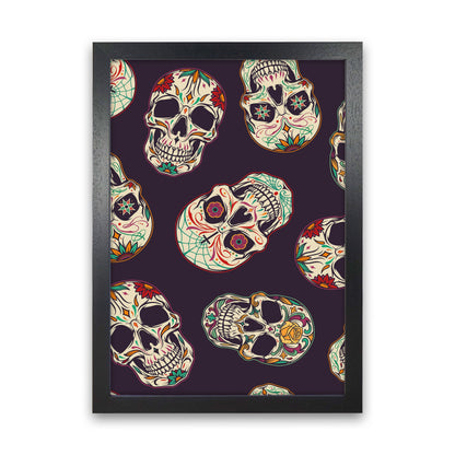 Rynx | Day Of The Dead Skull Art Print by Jason Stanley