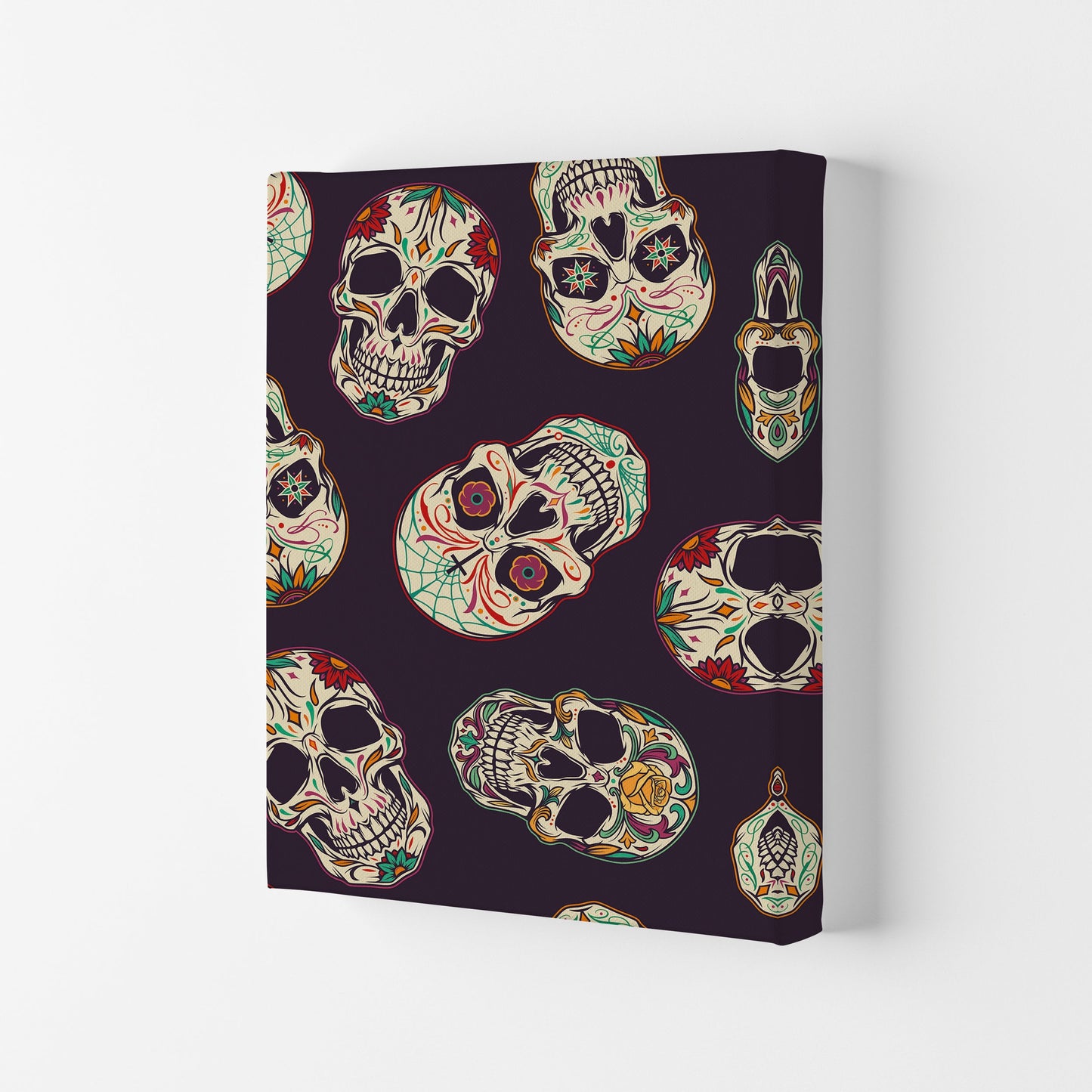 Rynx | Day Of The Dead Skull Art Print by Jason Stanley