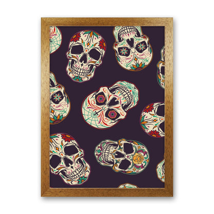 Rynx | Day Of The Dead Skull Art Print by Jason Stanley