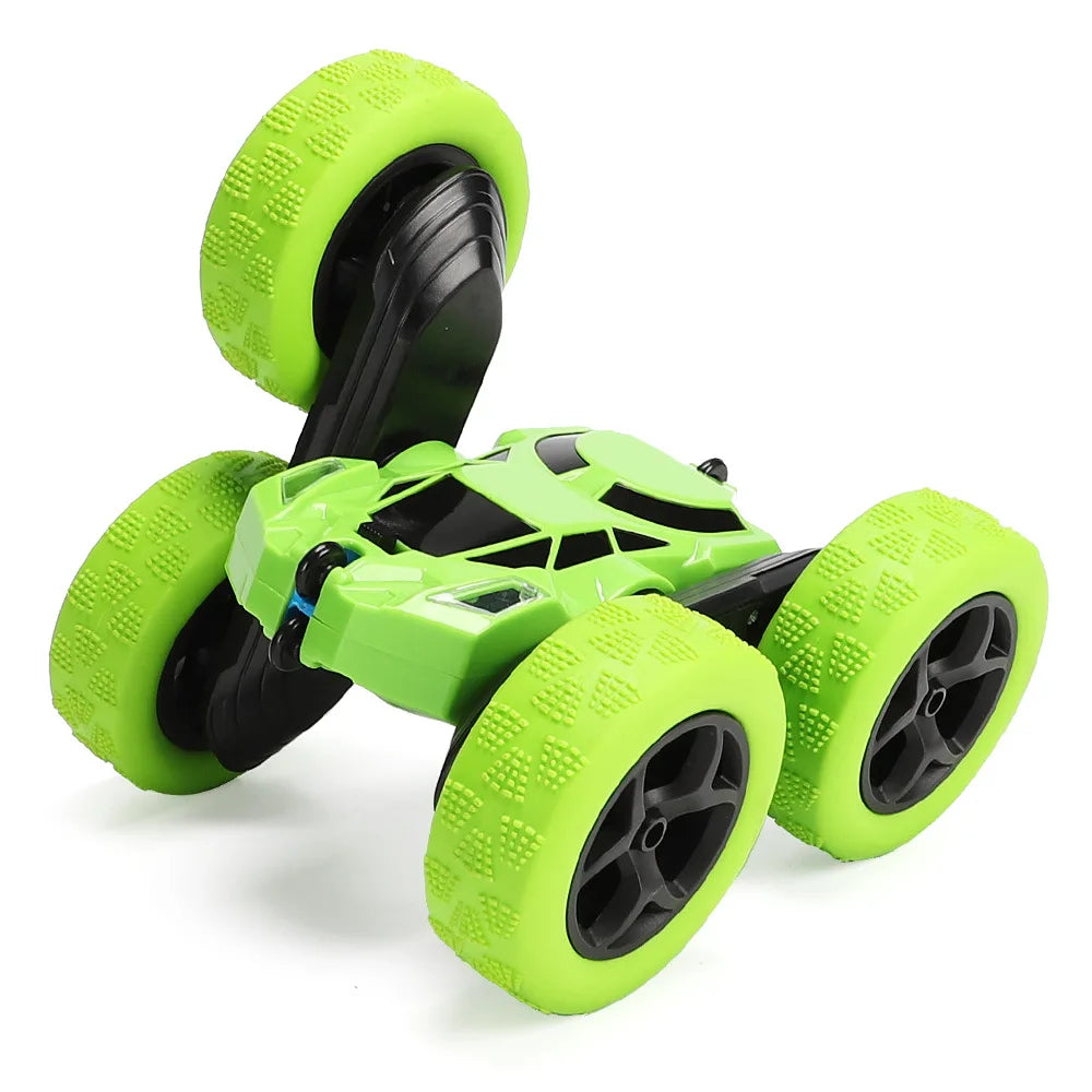 Rynx | 360 Degree Rotating Stunt Double-Sided Kids Role Play Toy Car - Yellow
