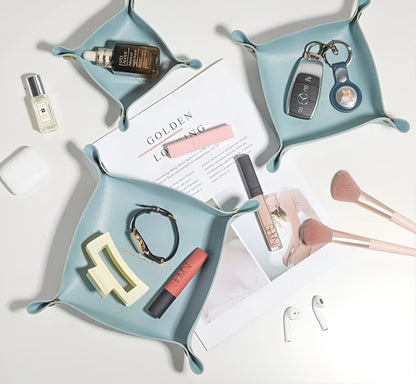 RYNX | Leather Tray Catch Basin Storage Box