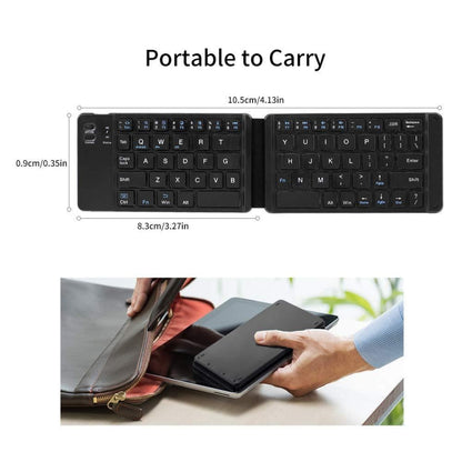 Rynx | Mini Wireless Bluetooth Folding Keyboard (White)