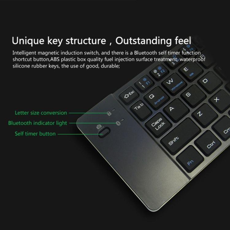Rynx | F66 Folding Bluetooth Wireless 66 Keys Keyboard, Supports Android / Windows / iOS (Rose Gold)