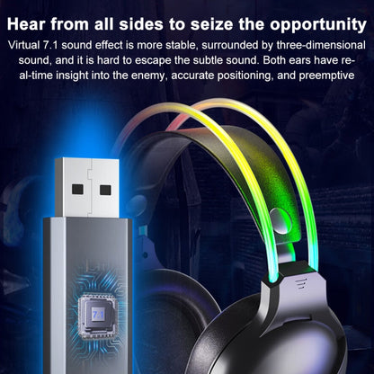 Rynx | AULA S503 Headset RGB Wired Gaming Headphones