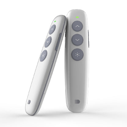 Rynx | Doosl DSIT007 2.4 GHz rechargeable PowerPoint presentation wireless clicker remote control pen, control range: 100m (White)