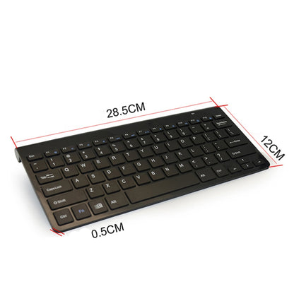 Rynx | KM-909 2.4GHz Wireless Multimedia Keyboard + Wireless Optical Pen Mouse with USB Receiver Set for Computer PC Laptop, Random Stylus Mouse Color Delivery (Black)