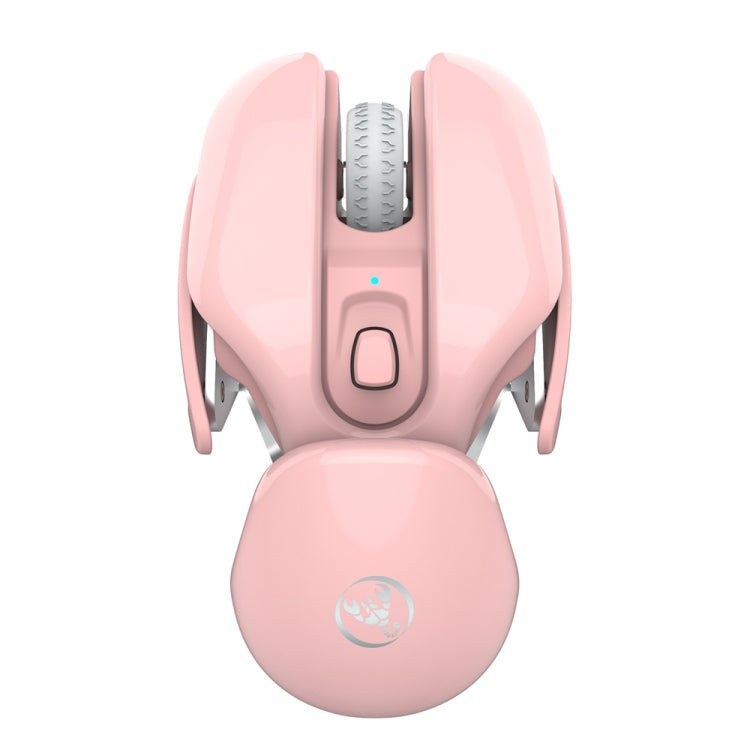 Rynx | HXSJ T37 2.4GHz 1600dpi 3-Mode Adjustable Wireless Silent Mouse (Pink)