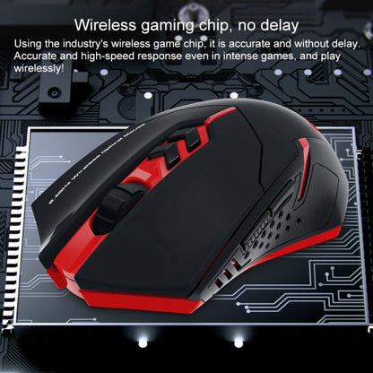 Rynx | ET X-08 7-Button 2400DPI 2.4G Wireless Silent Gaming Mouse with USB Receiver & Colorful Backlighting (Black)
