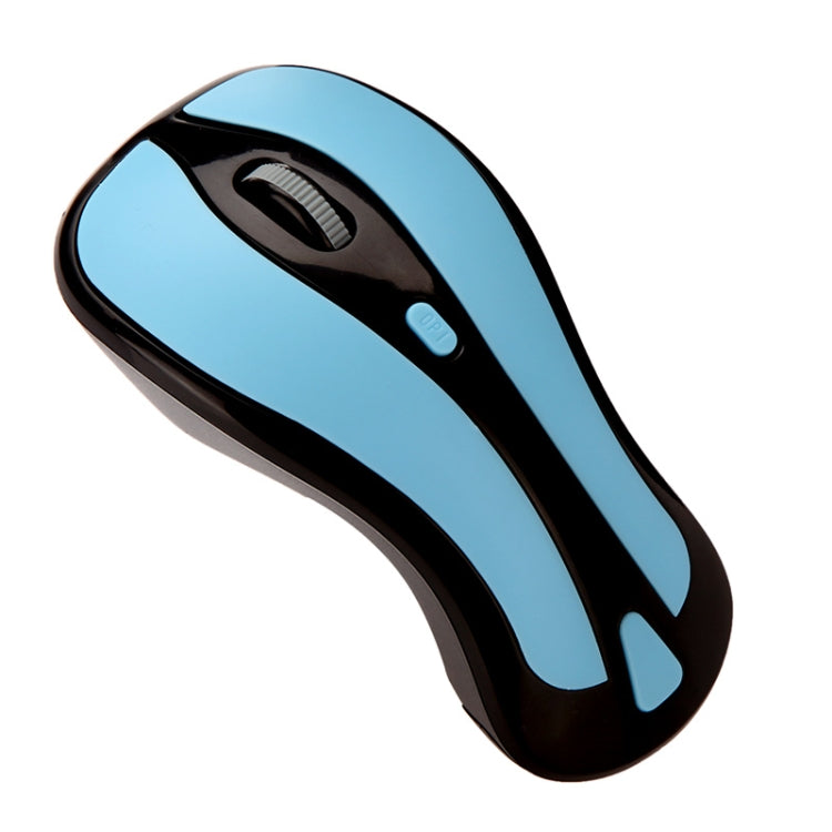 Rynx | PR-01 6D Gyroscope Fly Air Mouse 2.4G USB Receiver 1600 DPI Wireless Optical Mouse for Computer PC Android Smart TV Box (Blue + Black)