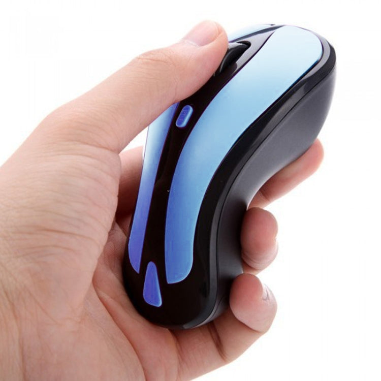 Rynx | PR-01 6D Gyroscope Fly Air Mouse 2.4G USB Receiver 1600 DPI Wireless Optical Mouse for Computer PC Android Smart TV Box (Blue + Black)