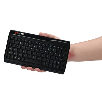 Rynx | MC Saite MC-8017 Wired 78-Key Mini Multimedia Computer Keyboard (Black)