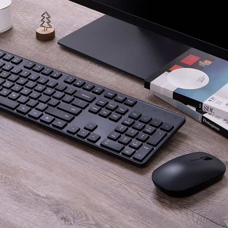 Rynx | Original Xiaomi 2.4GHz Wireless Keyboard + Mouse Set 2 for Notebook Desktop Laptop (Black)
