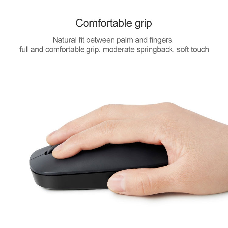 Rynx | Original Xiaomi 2.4GHz Wireless Keyboard + Mouse Set 2 for Notebook Desktop Laptop (Black)