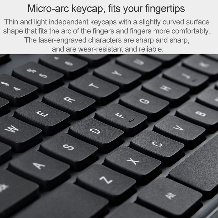 Rynx | Original Xiaomi 2.4GHz Wireless Keyboard + Mouse Set 2 for Notebook Desktop Laptop (Black)
