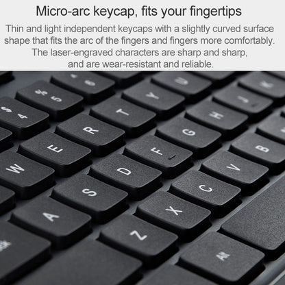 Rynx | Original Xiaomi 2.4GHz Wireless Keyboard + Mouse Set 2 for Notebook Desktop Laptop (Black)