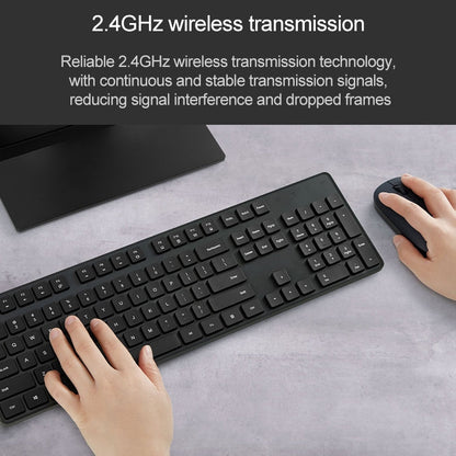 Rynx | Original Xiaomi 2.4GHz Wireless Keyboard + Mouse Set 2 for Notebook Desktop Laptop (Black)