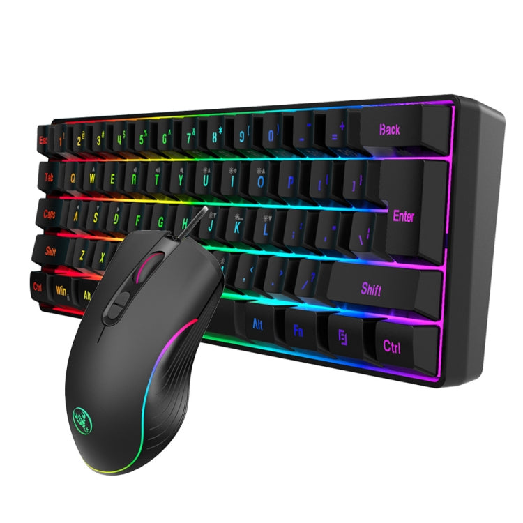 Rynx | HXSJ V700B+A867 Wired RGB Backlit Keyboard and Mouse Set
