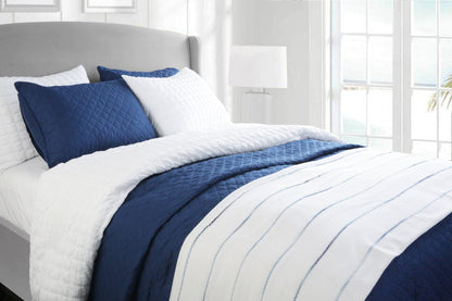 Rynx | Ava Diamond Plus Size Cotton Quilt Set