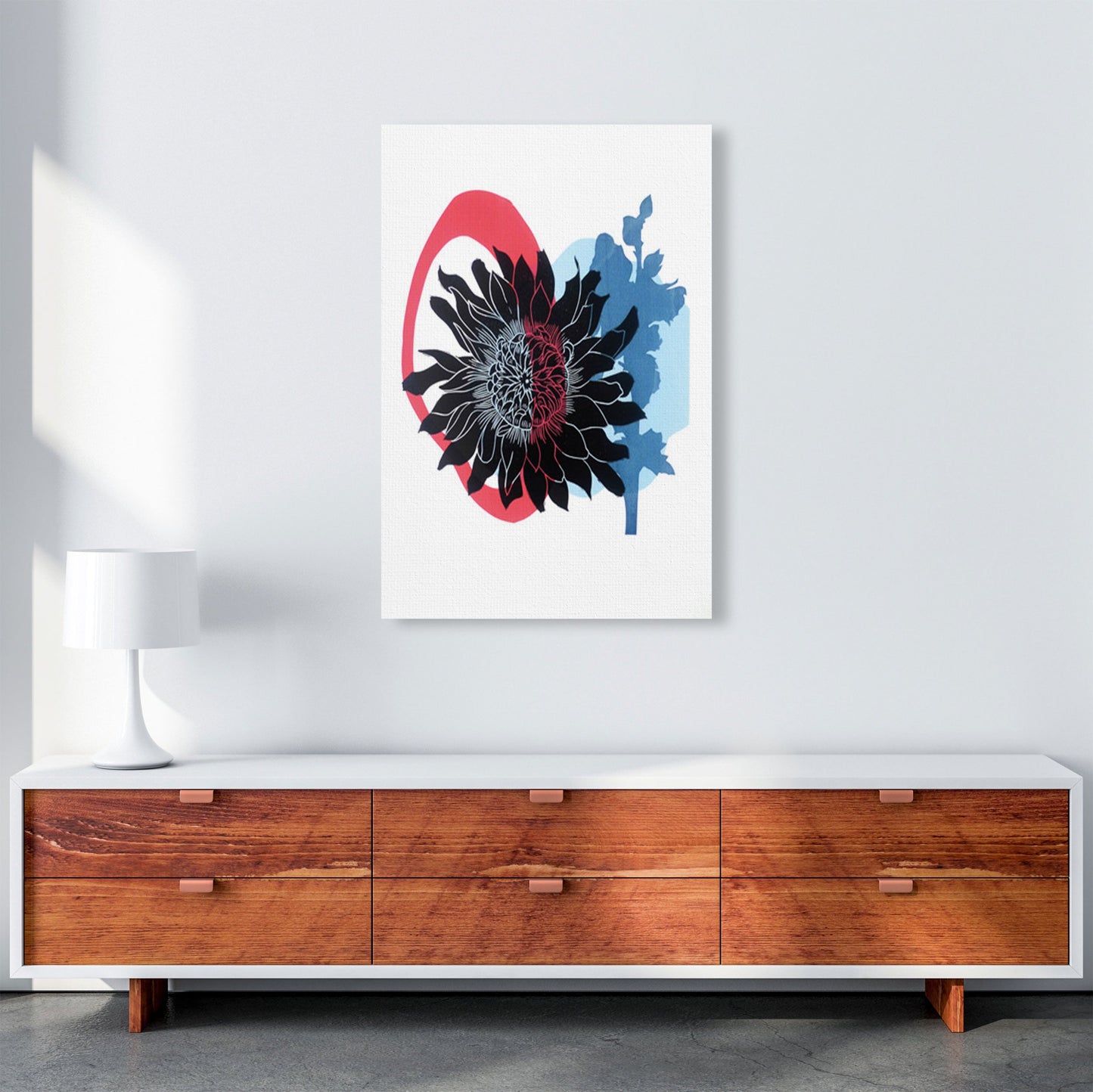 Rynx | Dahlia PLpostcard Art print by Kate Heiss