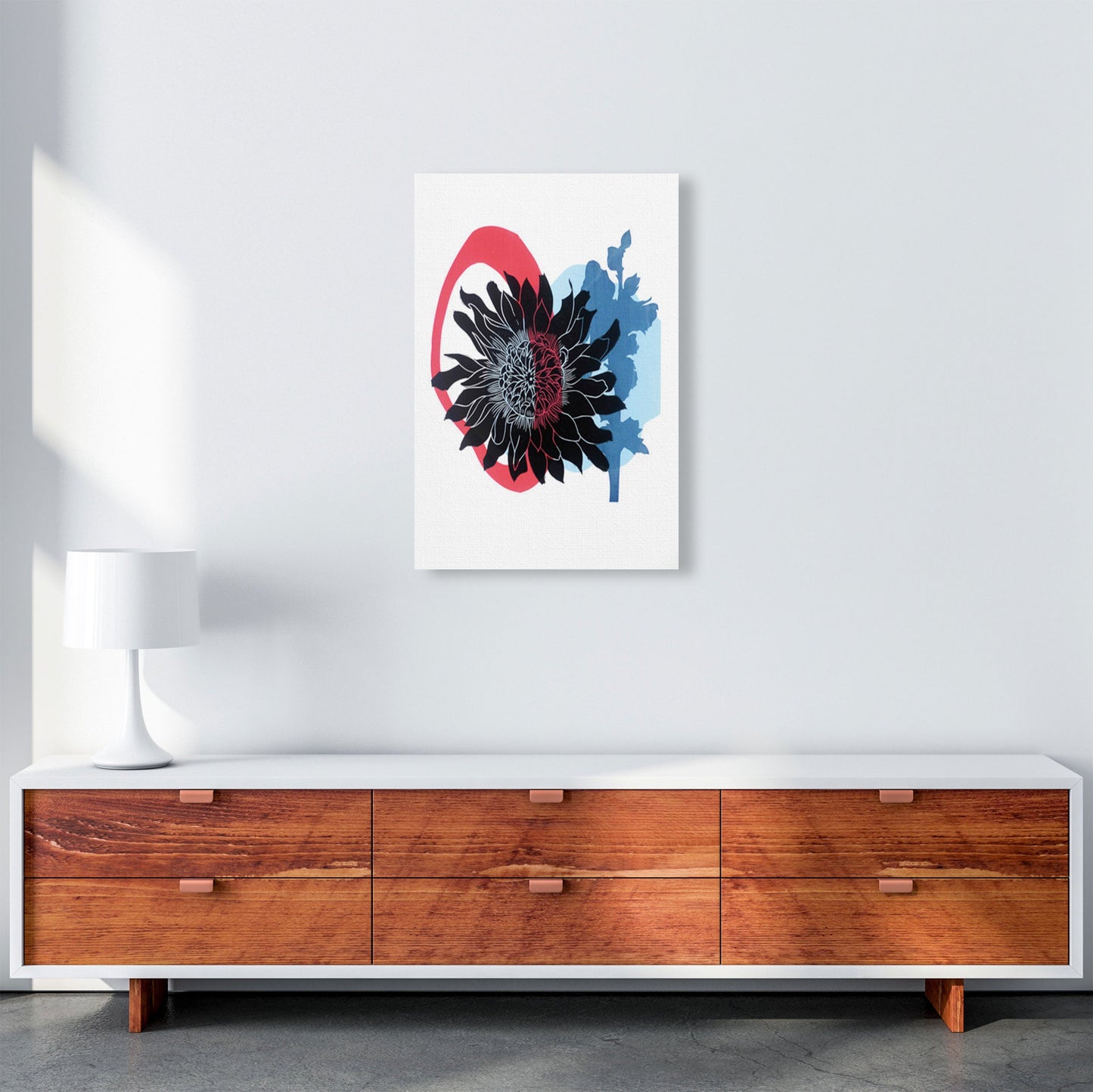 Rynx | Dahlia PLpostcard Art print by Kate Heiss