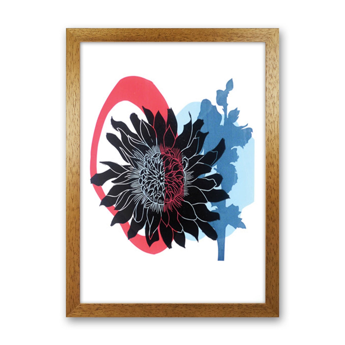 Rynx | Dahlia PLpostcard Art print by Kate Heiss