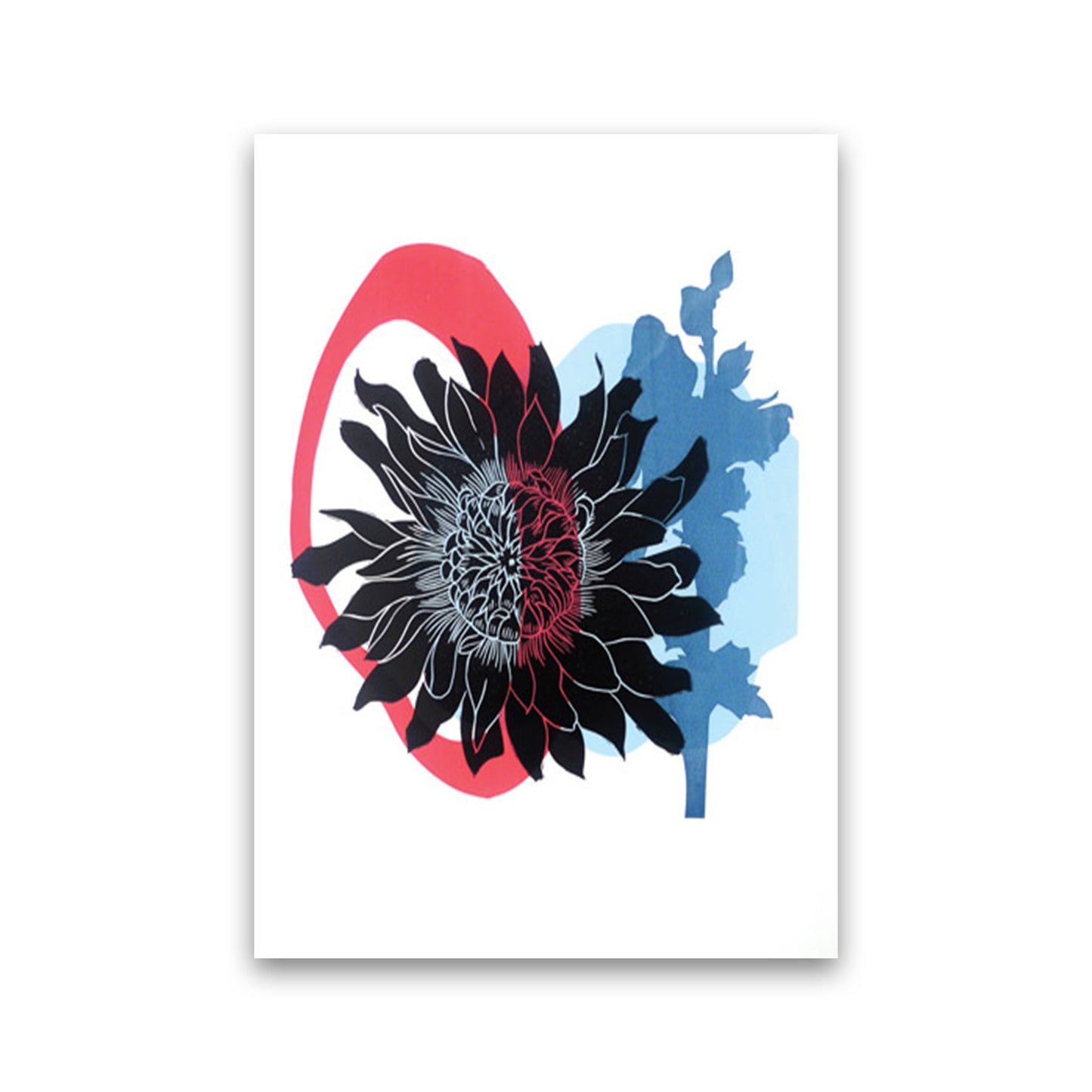Rynx | Dahlia PLpostcard Art print by Kate Heiss