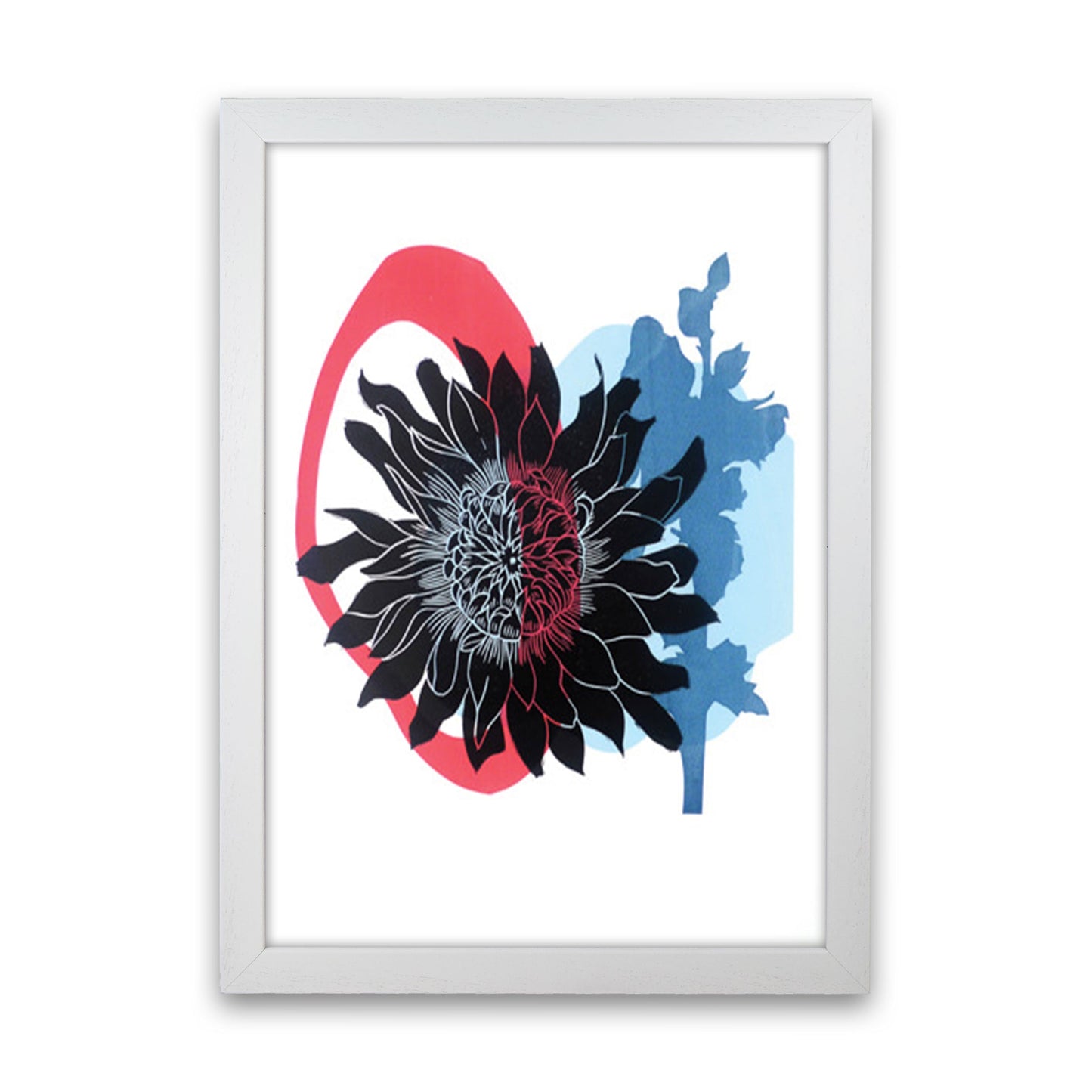 Rynx | Dahlia PLpostcard Art print by Kate Heiss