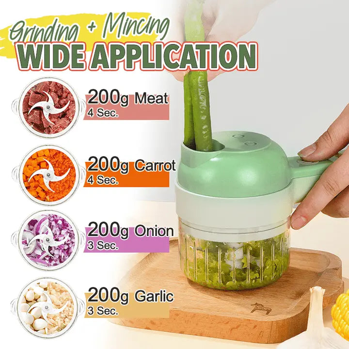Rynx | Cordless Multifunction Electric Mill – Effortless Cutting, Chopping & Cleaning