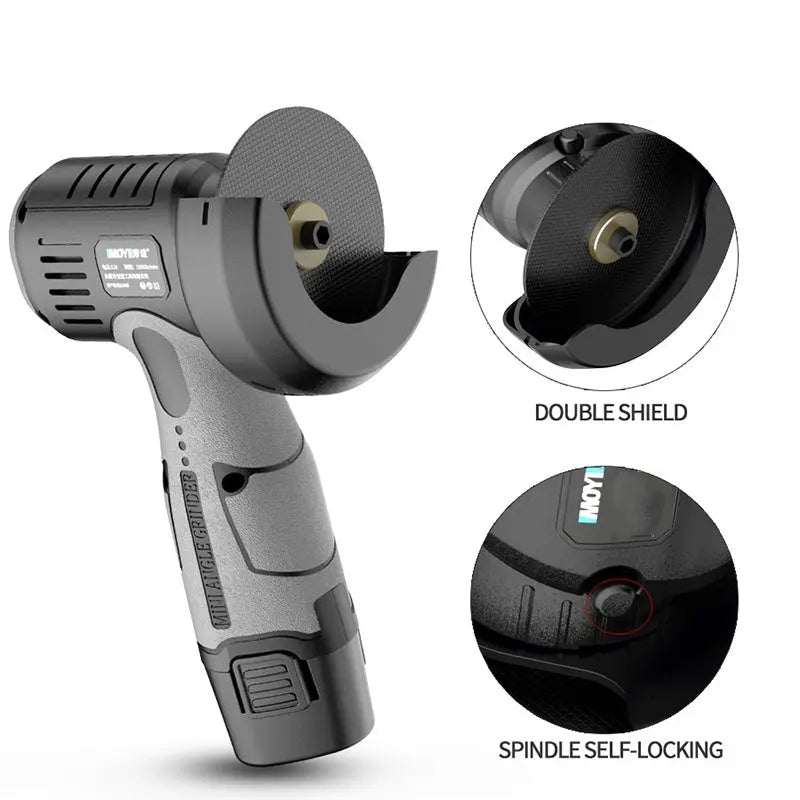 Rynx | Cordless Mini Angle Grinder with Cutting Disc