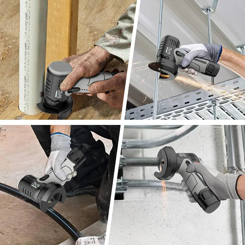 Rynx | Cordless Mini Angle Grinder with Cutting Disc