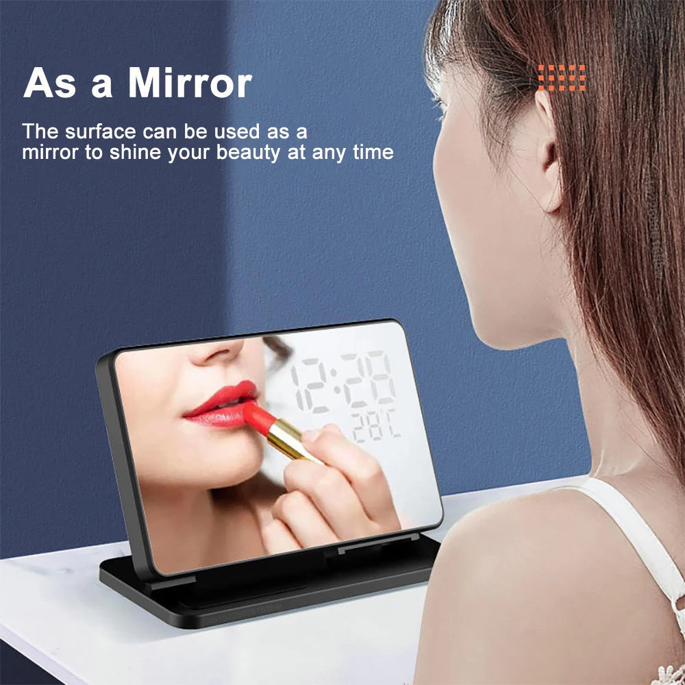 RYNX | 3-In-1 Quick Charging Station | Premium Wireless Fast Charging Docking Station With Alarm Clock | For Apple Iphone, Watch & Airpods