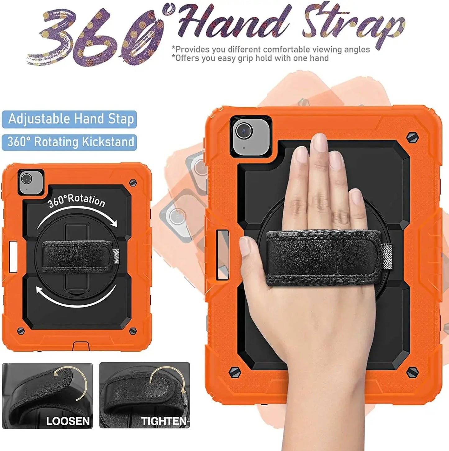 RYNX | Heavy Duty Robust Case For 2024 Ipad Air 11 And Ipad Air 13