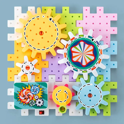 Rynx | Kids Motorized Gear Building Blocks — Creative STEM Toy Set