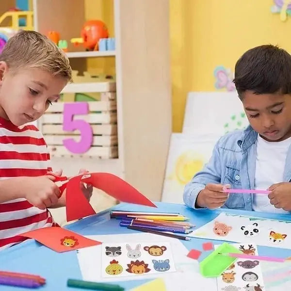 Rynx | Child-friendly Diamond Sticker Set – With non-toxic Glitter Stones