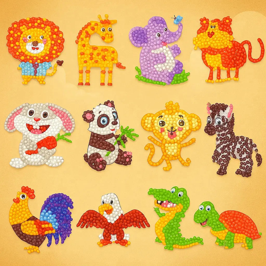 Rynx | Child-friendly Diamond Sticker Set – With non-toxic Glitter Stones