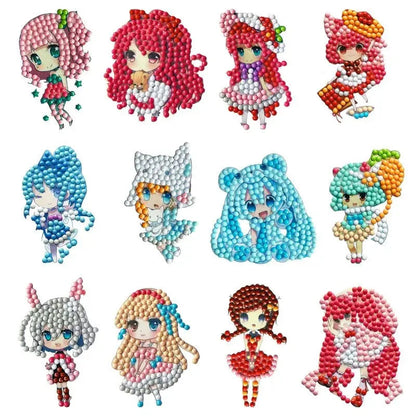 Rynx | Child-friendly Diamond Sticker Set – With non-toxic Glitter Stones