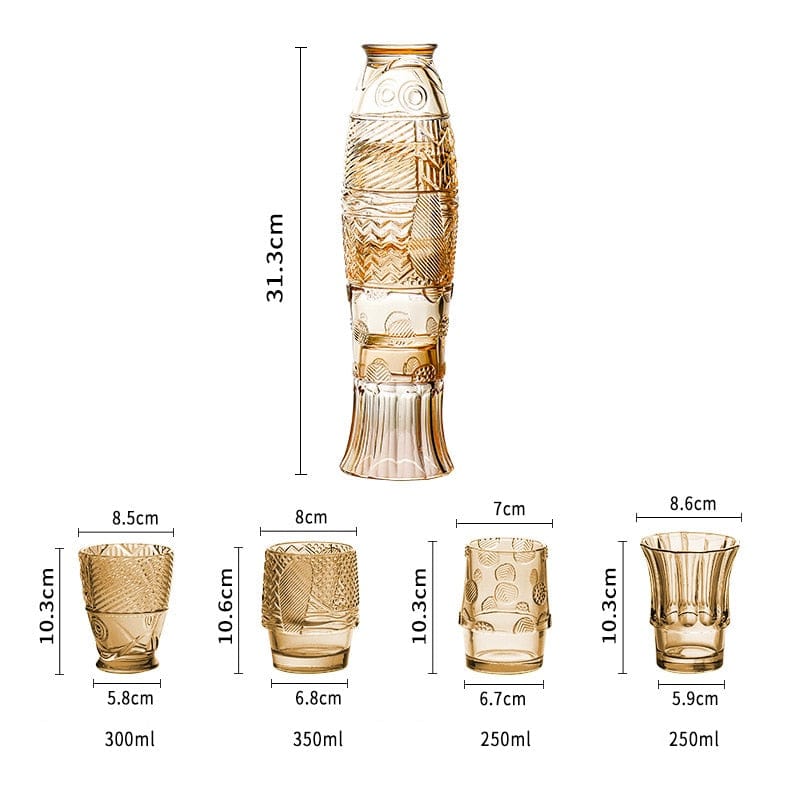 Rynx | Koi Fish Stackable Glasses