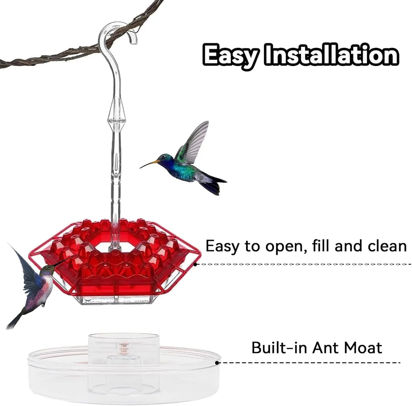 Rynx | Kolibri Feeder to Hang – For a Lively Garden Full of Color and Life