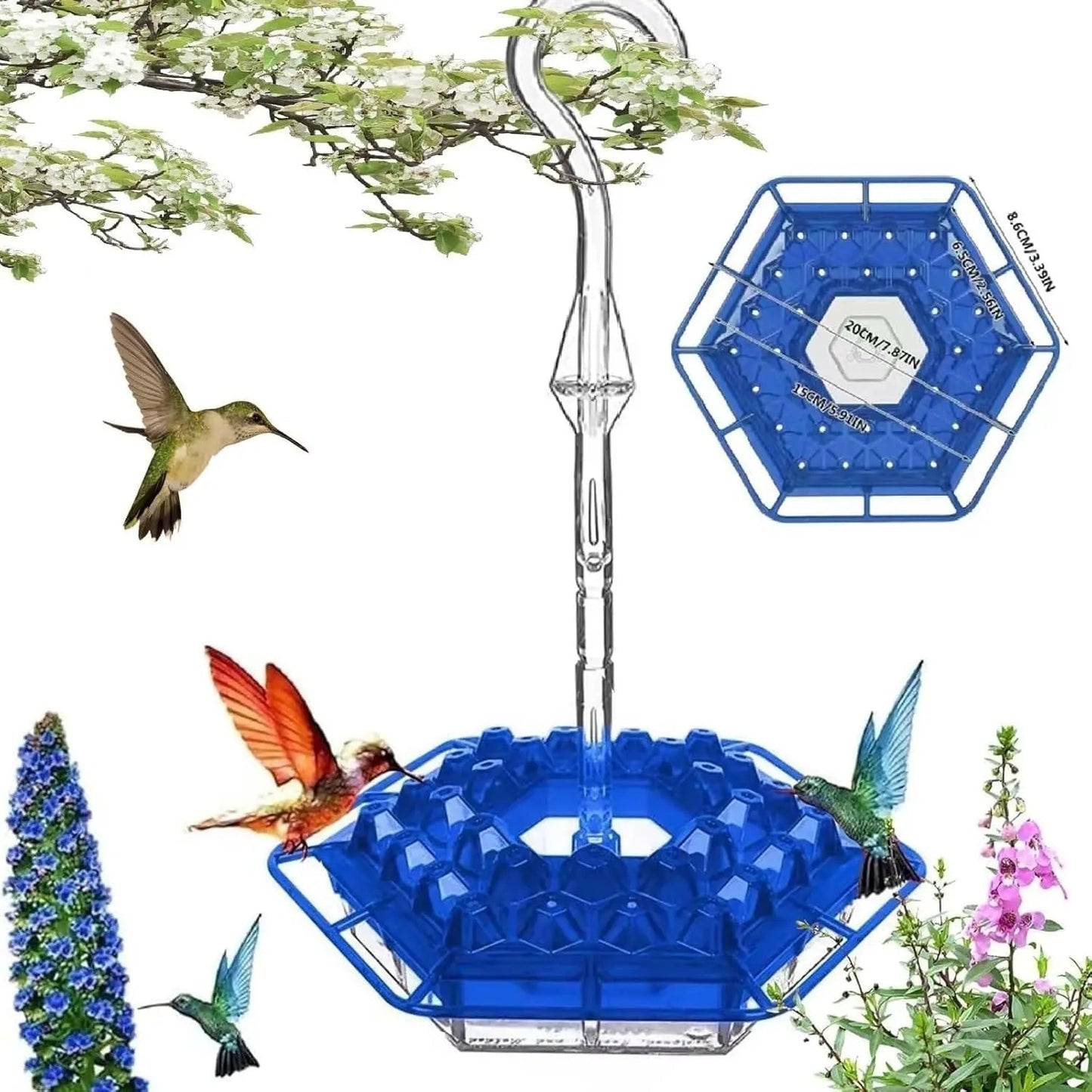 Rynx | Kolibri Feeder to Hang – For a Lively Garden Full of Color and Life